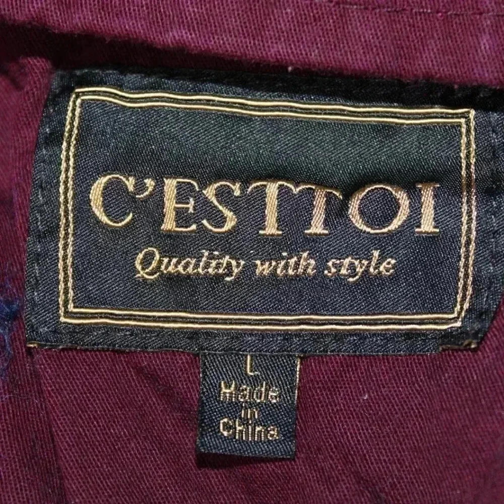 C’Esttoi burgundy sherpa